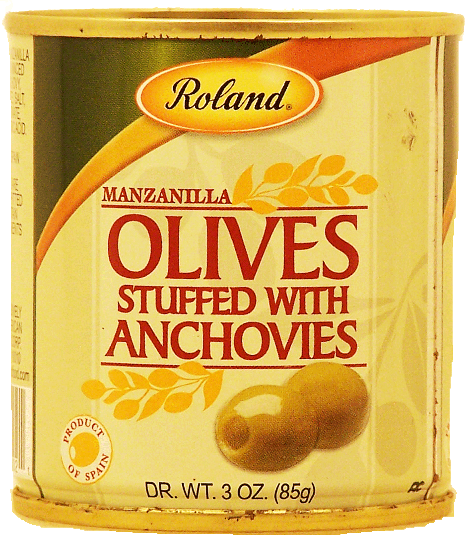 Roland  manzilla olives stuffed with anchovies Full-Size Picture